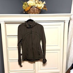 Lululemon Hunter green zip up